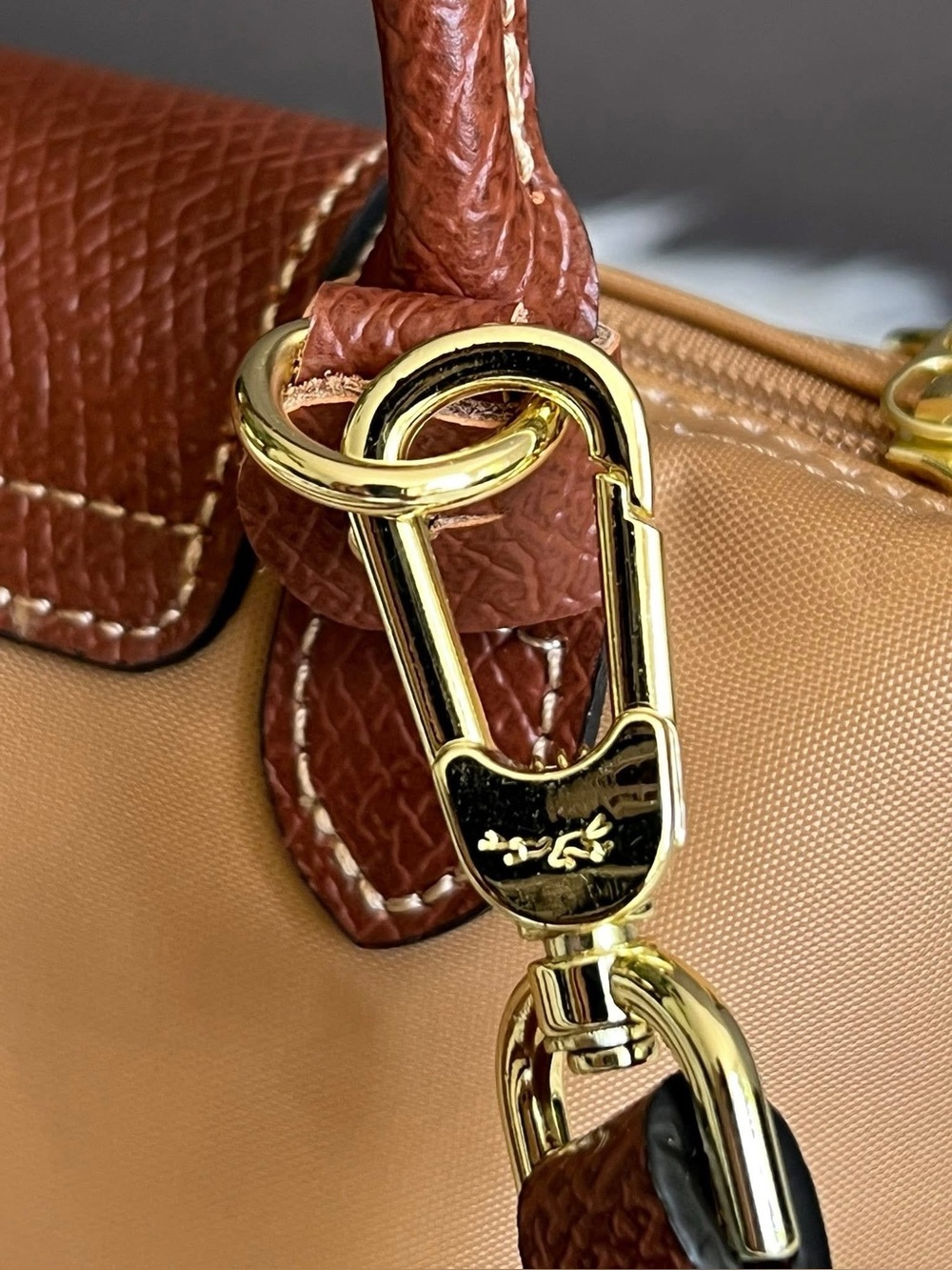 Longchamp XS Le Pliage Original Pouch with Strap - Picture 8 of 14